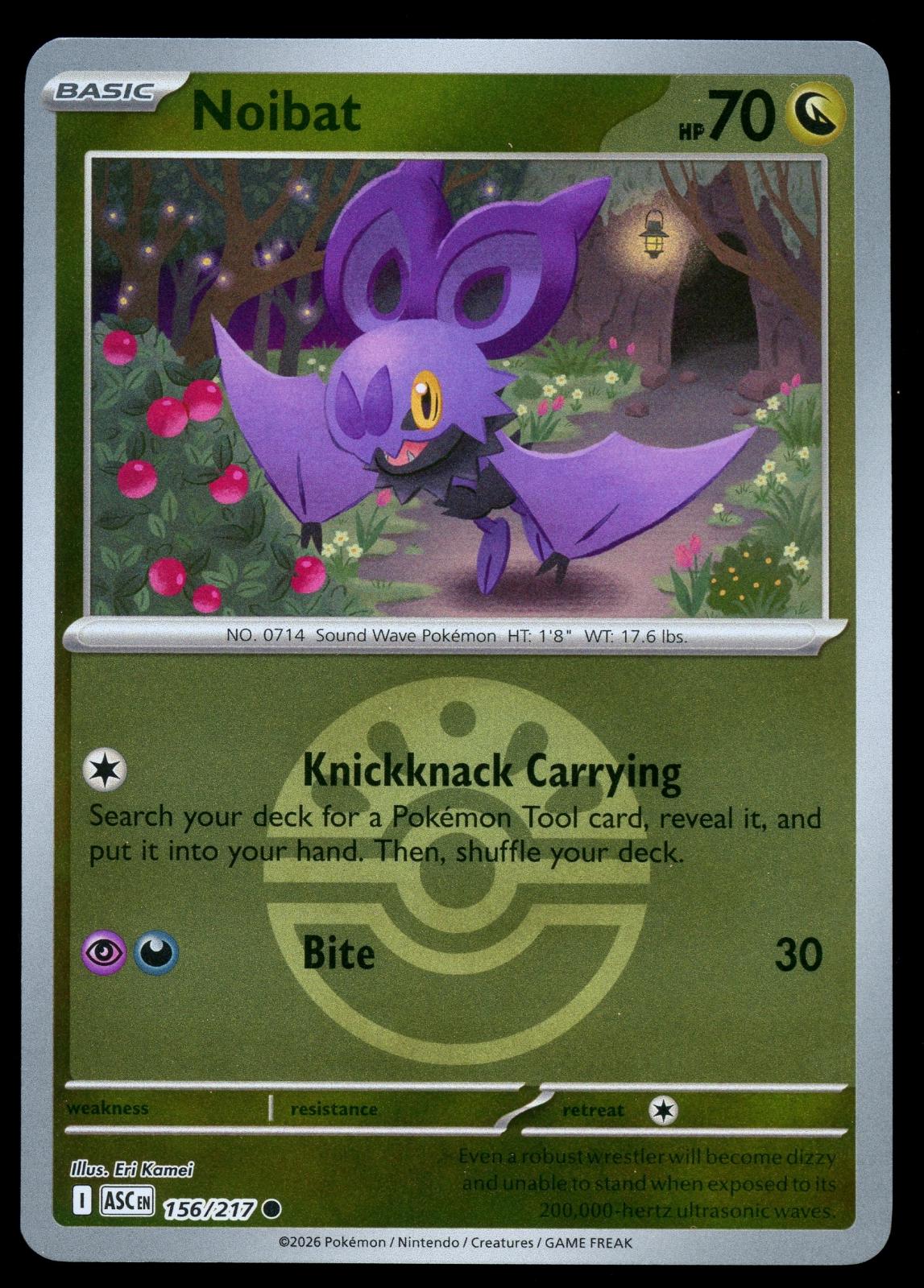 Ascended Heroes Noibat [Ball] Pokémon card